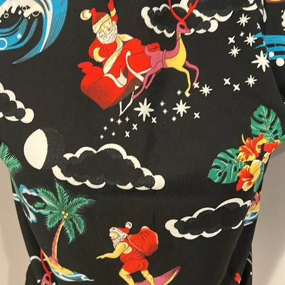 Christmas! Santa Hawaiian Shirt - Picture 3 of 4